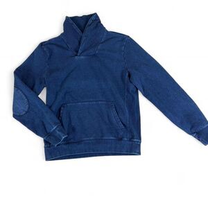 Gap Men's Blue and Navy Hoodie